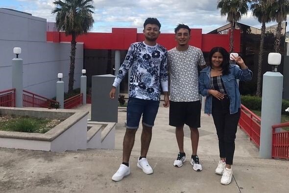 Our scholars outside the Chiminike Museum