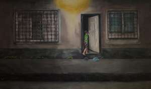 "End of the day" - 90cm x 160cm