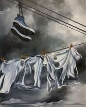 "Souls line" - 110cm x 80cm