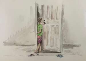 Watercolour of End of the Day - A5