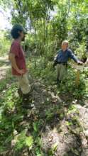 Dr. Braulio Quintero (left) Bosque Rio Hondo