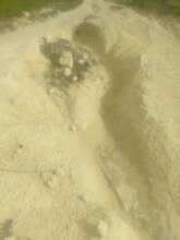 Road damage is extensive.