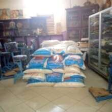 Sacks of rice for members