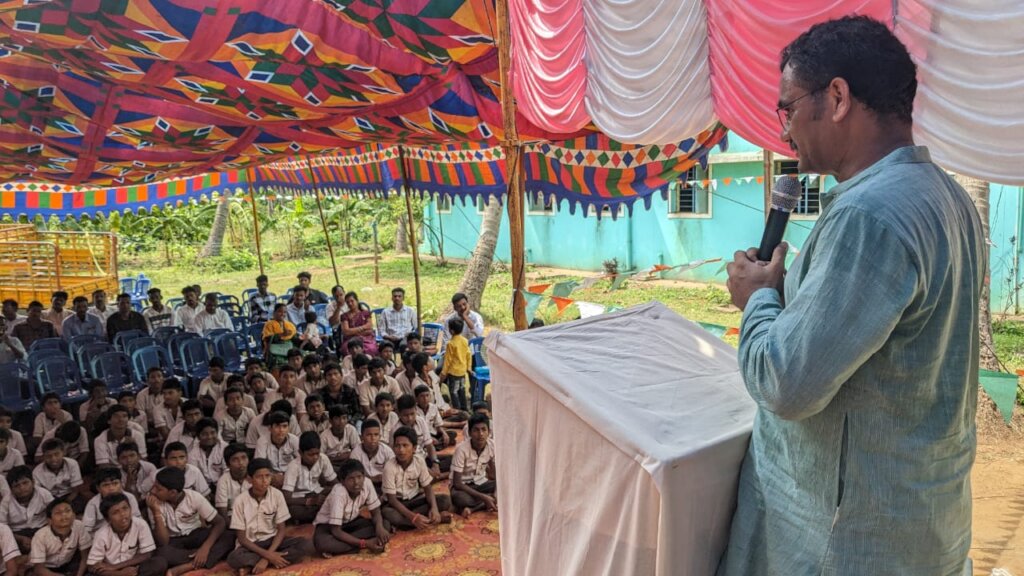 BCT Secy. addresses students on Independence Day