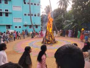 Sankranti celebrations at school
