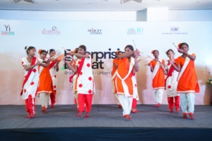 Students perform at Enterprising Bharat