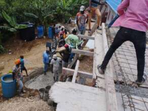 Mountainside Community Constructing Cafeteria - 1