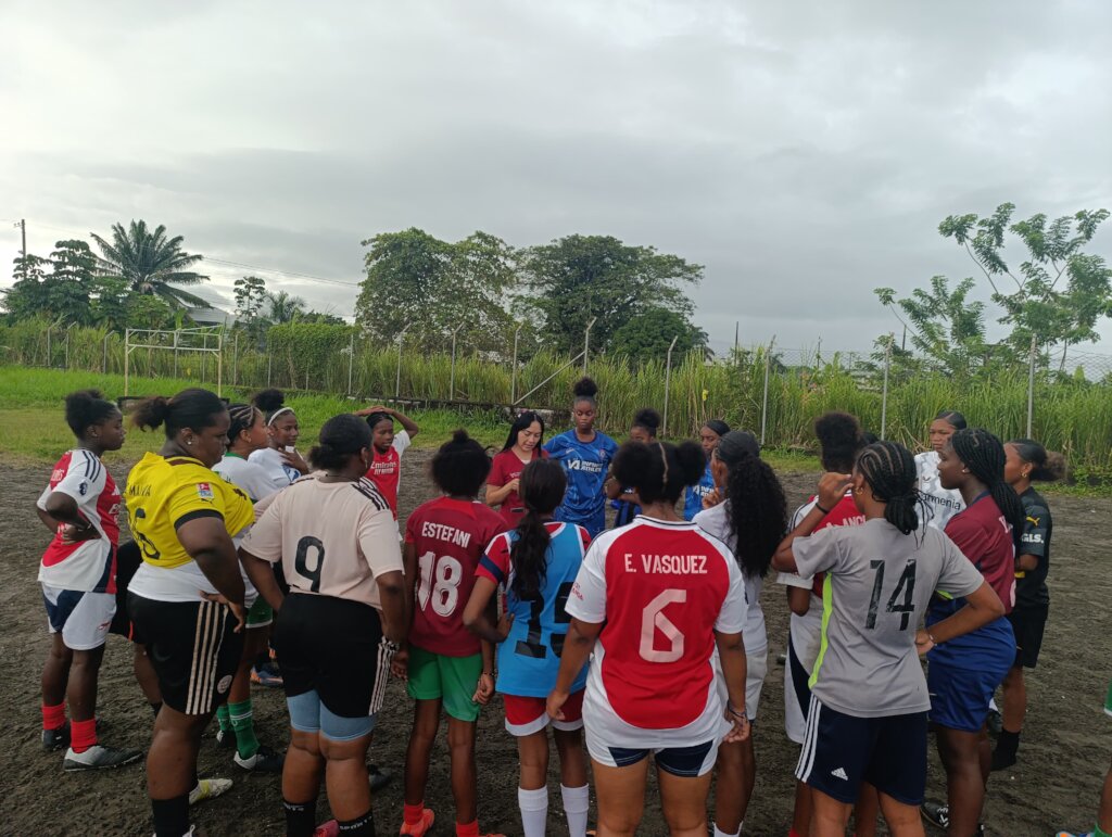 Girls participating in a workshop