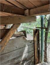 Splitted wood can cause injuries