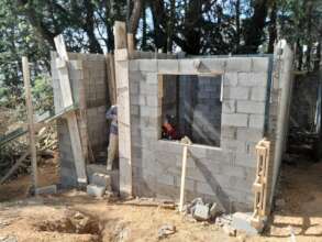 Guardhouse under construction