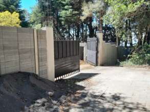 Perimeter wall and entrance gate