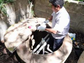 Installing the water pump