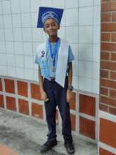 Randhi the day of the  graduation ceremony