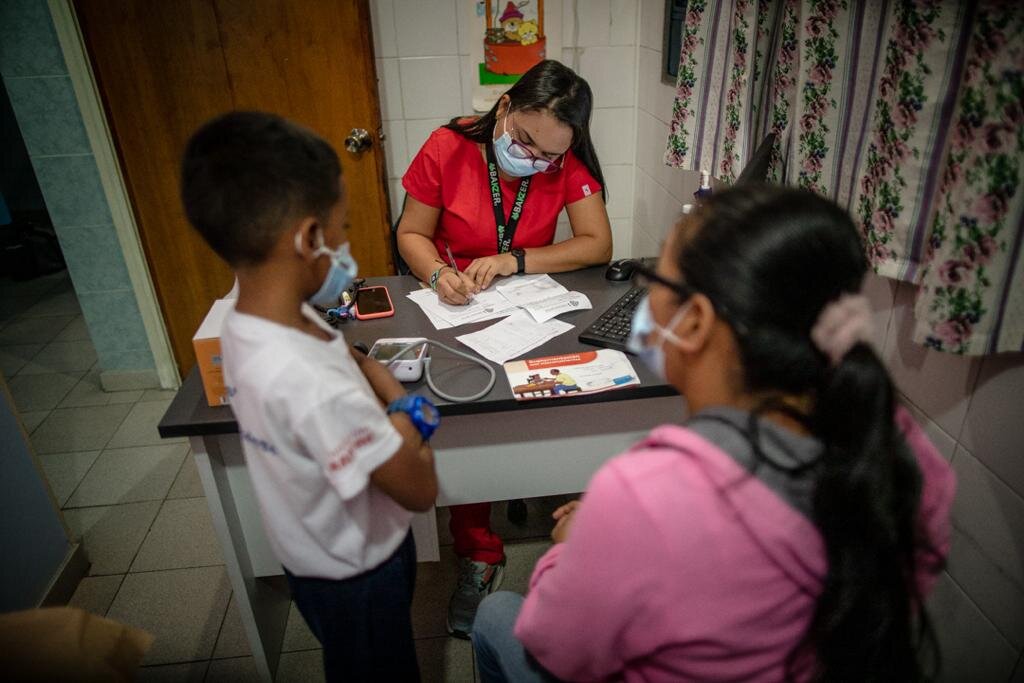 Students medical checkup