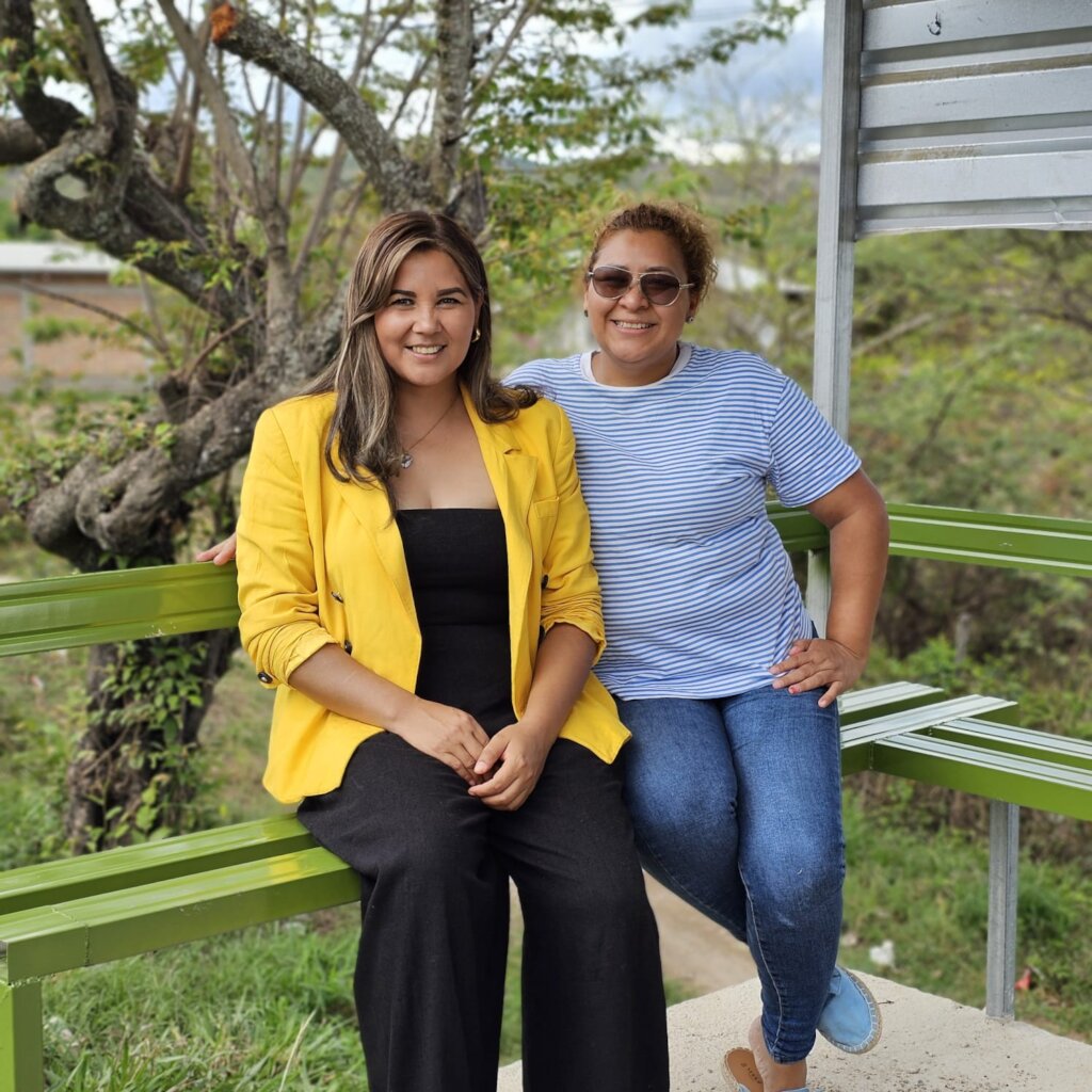 Melisa with community leader