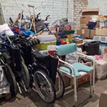 some of the aid in Krystoff's truck