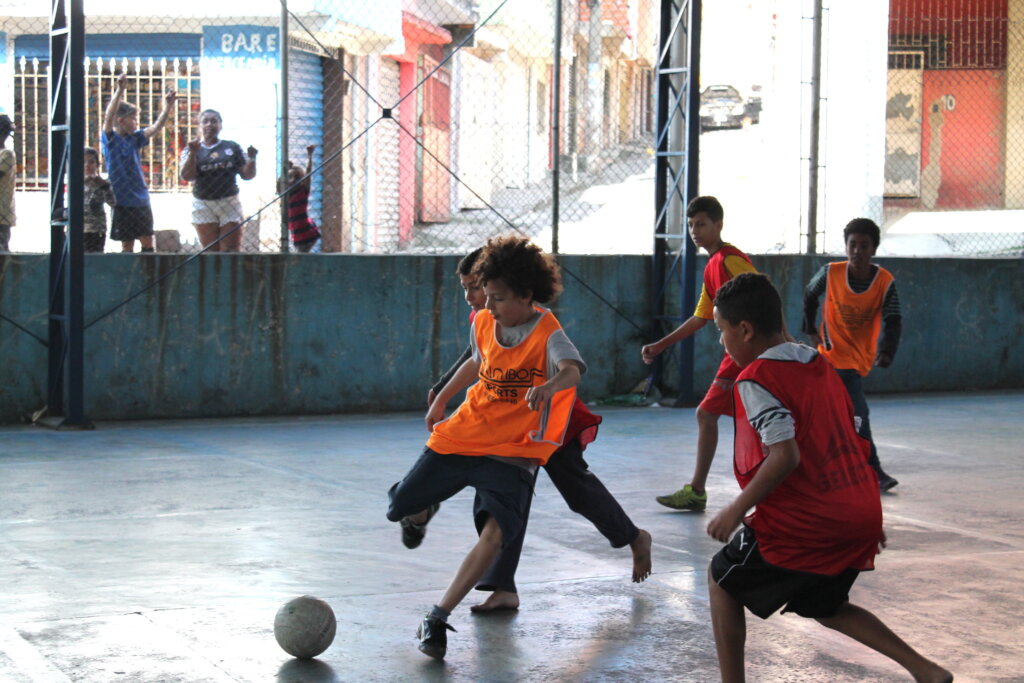 Life skills + Soccer for 350 boys in Brazil