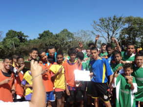 Life skills + Soccer for 350 boys in Brazil