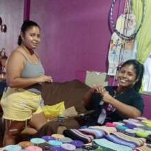 Two of the Borucan Weavers in Costa Rica.