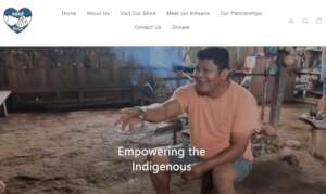 Home Page of the new website