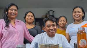 Mayan Beekeeping Family