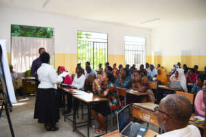 Teacher training in session