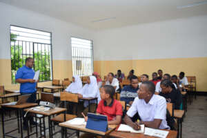 Student training in session
