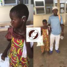 Supported her with Hearing Aid