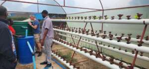 A Solar panel needed to keep the Aquaponics farm