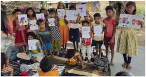 Putting Books not Bricks in Children's hands