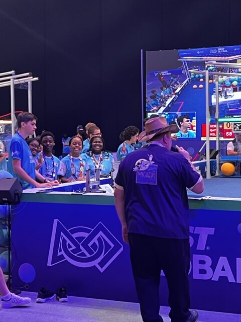 Team US Virgin Islands in the Arena