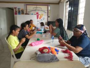 Knitting and embroidery workshop