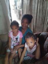 Mother with her daughters