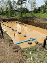 Assessing water entry and exit points in the tank