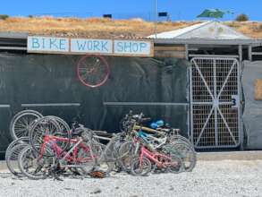 Our Bike Workshop in RIC Lesvos Camp