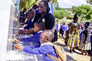 HAND WASHING SESSION IN SABA SABA PRIMARY