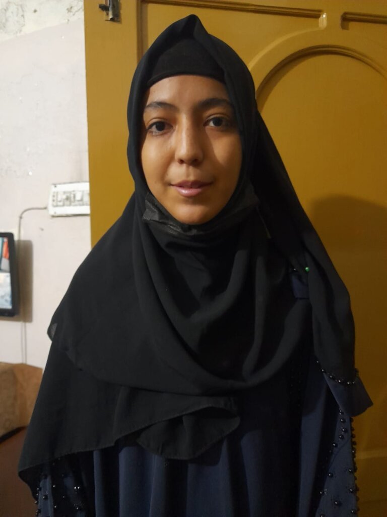 Bibi Hajjar who graduated 12th grade