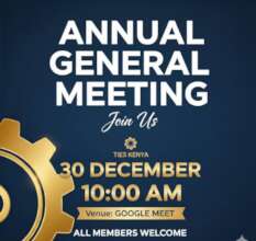TIES Kenya AGM poster