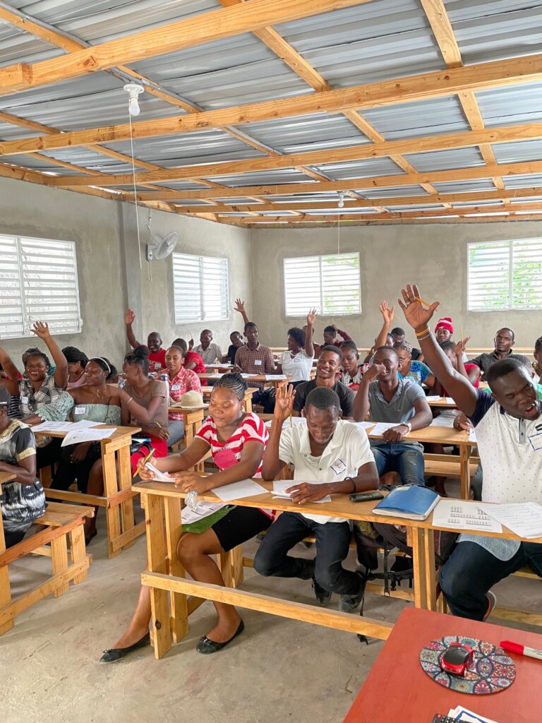 Support adult education in Haiti