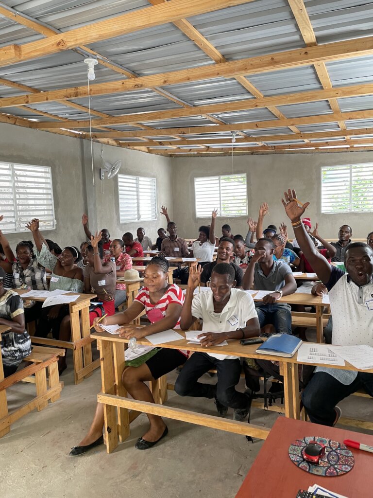 Support adult education in Haiti