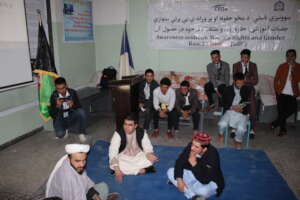 Awareness raising conference in Istiqlal school