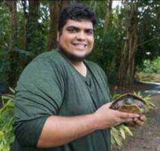 Dr. K.Aviles, Fordham University, studying turtles