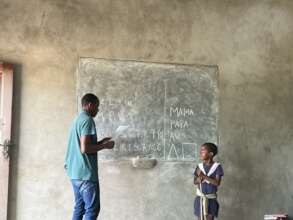 Students learning pre-primary education