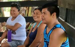 Irene, Project Leader, with sister-in-law & nephew