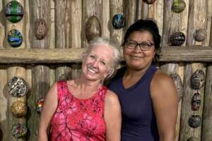SoulGives CEO Valerie with Maleku Lead Irene