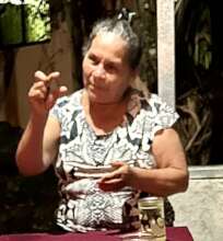 Rosa, Maleku herb expert, part of the Tea Team
