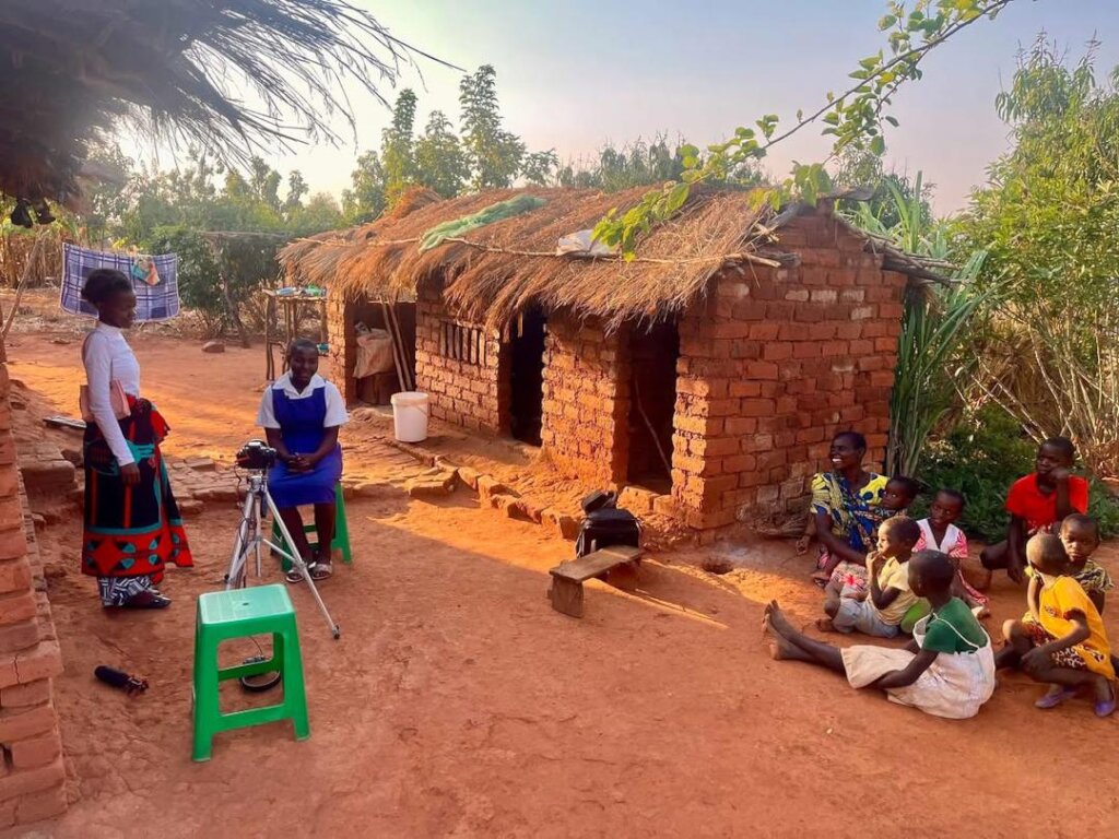 Home visit with Village Executive Officer Bashnet