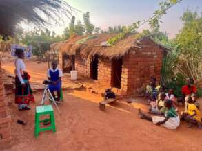 Home visit with Village Executive Officer Bashnet