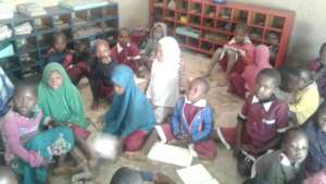 Children in human trafficking awareness sessions