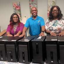 Lead Institute's Troy Clark donates 9 computers